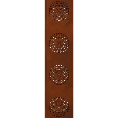 Lămpi LED Solare pentru Alei, Oțel Corten | Iluminat Exterior