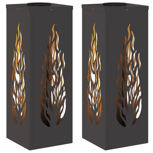 Lumină Solară LED Alei 2 pcs | Livrare Gratuită