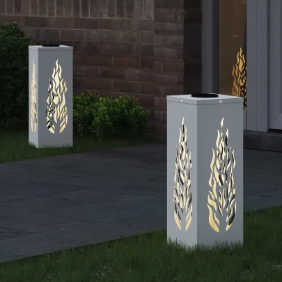 Lumini LED Solare pentru Alei | 2 bucati | Livrare Gratuita