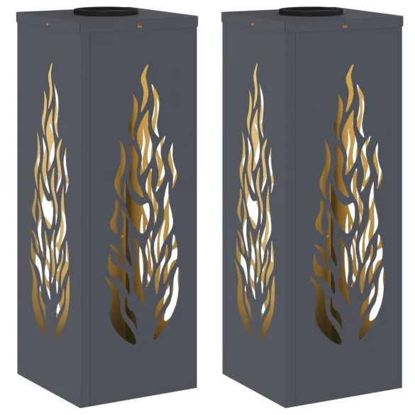 Lumină Solară LED Alei Antracit | Iluminat Exterior