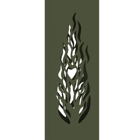 Lămpi LED Solare pentru Alei, Verde Măsliniu - 2 bucăți