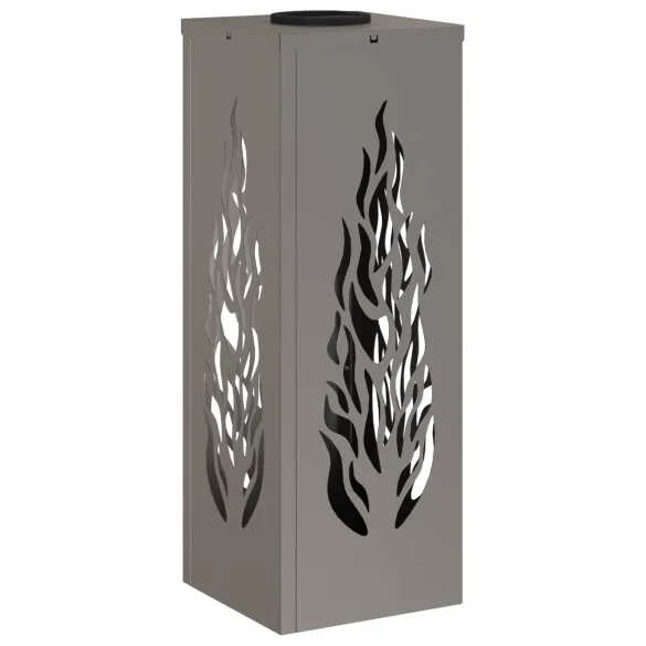 Lumină Solară LED Alei Oțel Corten | Iluminat Exterior