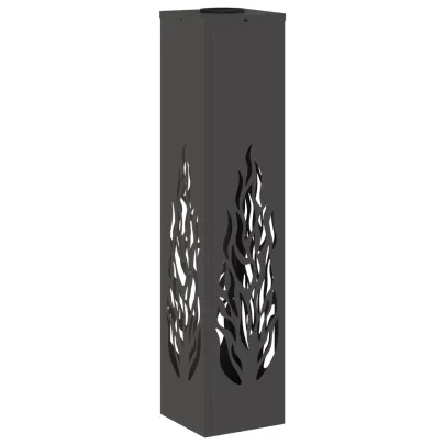 Lumină Solară LED Alei - 2 bucăți, Oțel Negru | Livrare Gratuită