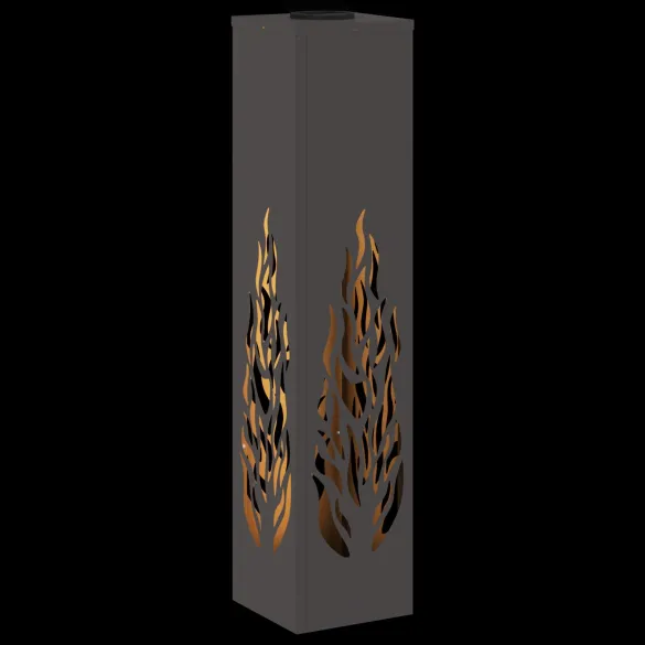 Lumină Solară LED Alei - 2 bucăți, Oțel Negru | Livrare Gratuită