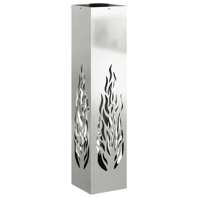 Lumină Solară LED Alei 2 pcs Galvanizat | Livrare Gratuită