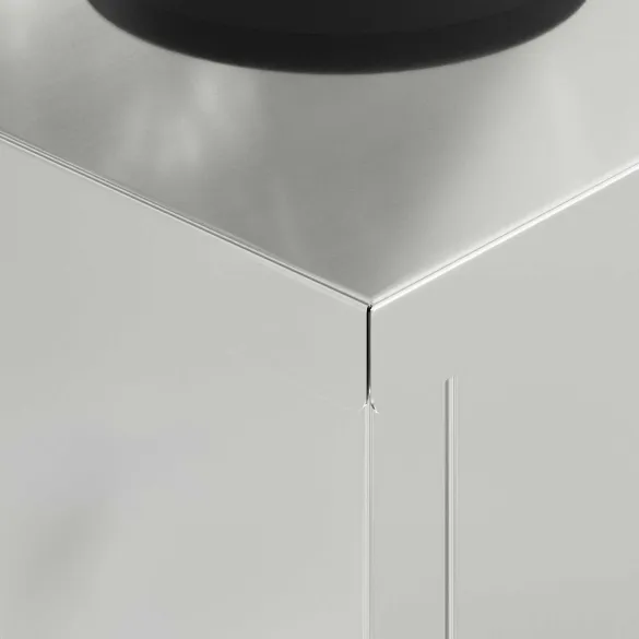 Lumină Solară LED Alei 2 pcs Galvanizat | Livrare Gratuită