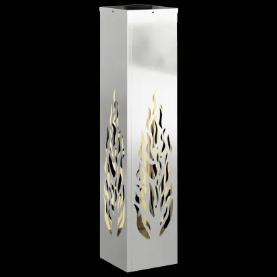 Lumină Solară LED Alei 2 pcs Galvanizat | Livrare Gratuită