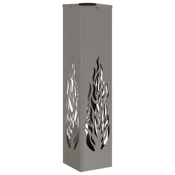 Lumină Solară LED Alei Oțel Corten | Iluminat Exterior