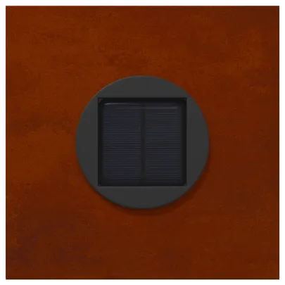 Lumină Solară LED Alei Oțel Corten | Iluminat Exterior