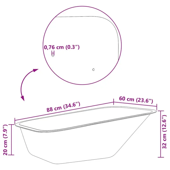 Tavă Roabă Oțel 88x60x32 cm | Înlocuire Durabilă
