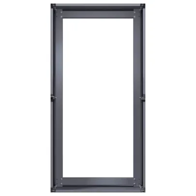 Jardinieră Antracit Oțel Laminat la Rece 40x80x40 cm