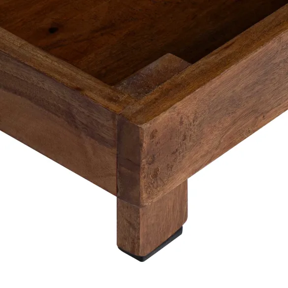 Set 3 Suporturi Plante Lemn Mahon | Decor Exterior