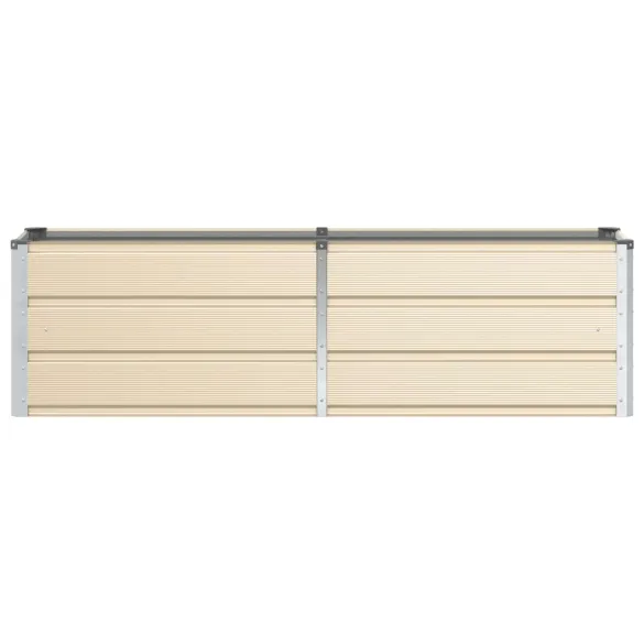 Jardinieră Creme Oțel 160x40x45 cm - Livrare Gratuită