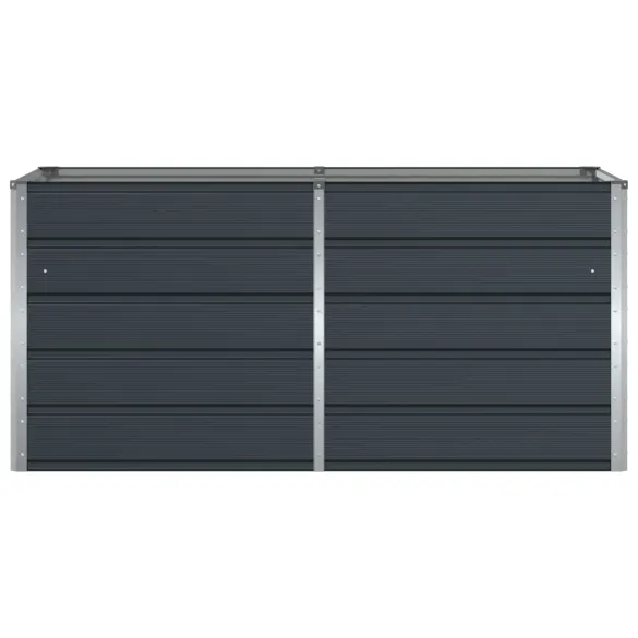 Jardinieră Oțel Antracit 160x80x75 cm | Livrare Gratuită