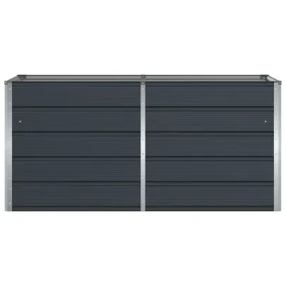 Jardinieră Oțel Antracit 160x80x75 cm | Livrare Gratuită