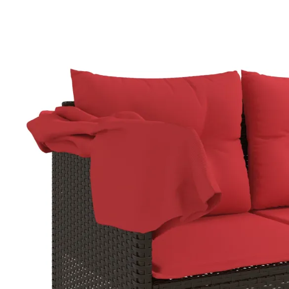 Șezlong cu Baldachin Poliratan - Comandă Online