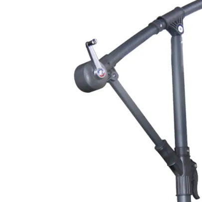 Umbrelă Suspendată Albă pentru Grădină și Terasă