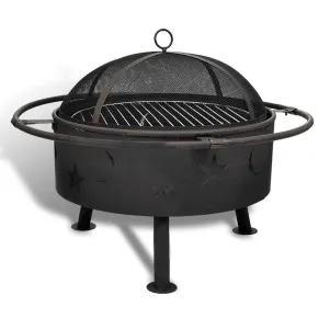 Scară de Foc Lună Negru Oțel | Decor Interior Modern