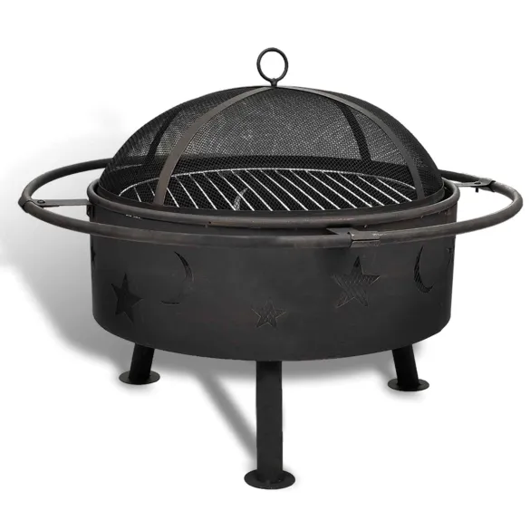 Scară de Foc Lună Negru Oțel | Decor Interior Modern