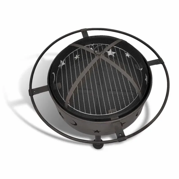 Scară de Foc Lună Negru Oțel | Decor Interior Modern