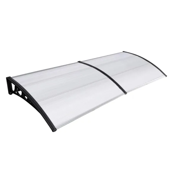 Cort și Foișor Argintiu Plastic | Livrare Gratuită