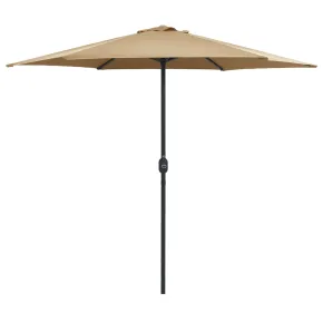 Umbrelă de Soare cu Stâlp din Aluminiu - 270x246 cm
