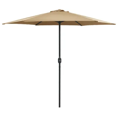 Umbrelă de Soare cu Stâlp din Aluminiu - 270x246 cm
