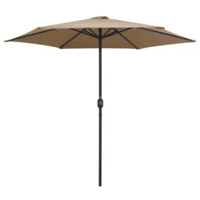 Umbrelă de Soare cu Stâlp din Aluminiu - 270x246 cm 2