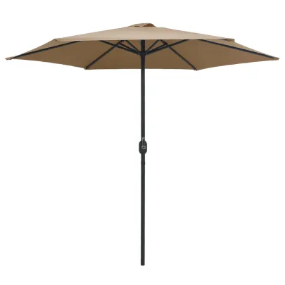 Umbrelă de Soare cu Stâlp din Aluminiu - 270x246 cm