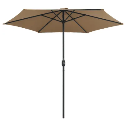 Umbrelă de Soare cu Stâlp din Aluminiu - 270x246 cm