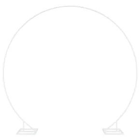 Arc de Nuntă Alb Oțel 220x200 cm | Decor Exterior Elegant 2