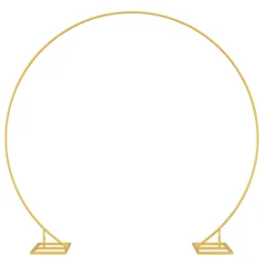 Arc de Nuntă Auriu Oțel 220x200 cm | Decor Grădină 2