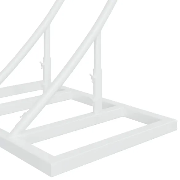 Arc de Nuntă Alb Oțel 220x200 cm - Livrare Gratuită