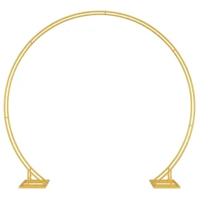 Arc de Nuntă Auriu Oțel | Decor Evenimente Exterior 2