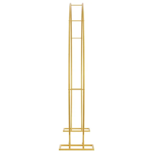 Arc de Nuntă Auriu Oțel | Decor Evenimente Exterior