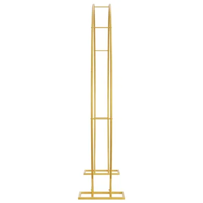 Arc de Nuntă Auriu Oțel | Decor Evenimente Exterior