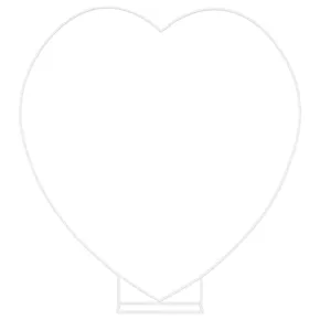 Arc de Nuntă Alb, Inimă Oțel | Decor Evenimente 2