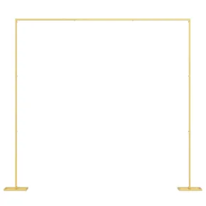 Arc de Nuntă Auriu Oțel | Decor Evenimente Exterior 2