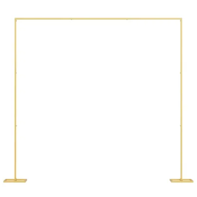 Arc de Nuntă Auriu Oțel | Decor Evenimente Exterior