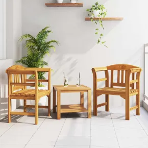 Bancă de Exterior cu Pernă | Lemn de Acacia | Livrare Gratuită