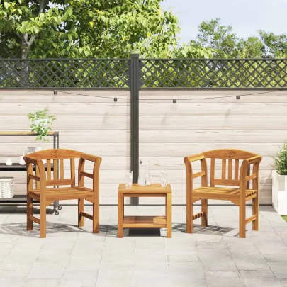 Bancă de Exterior cu Pernă | Lemn de Acacia | Livrare Gratuită