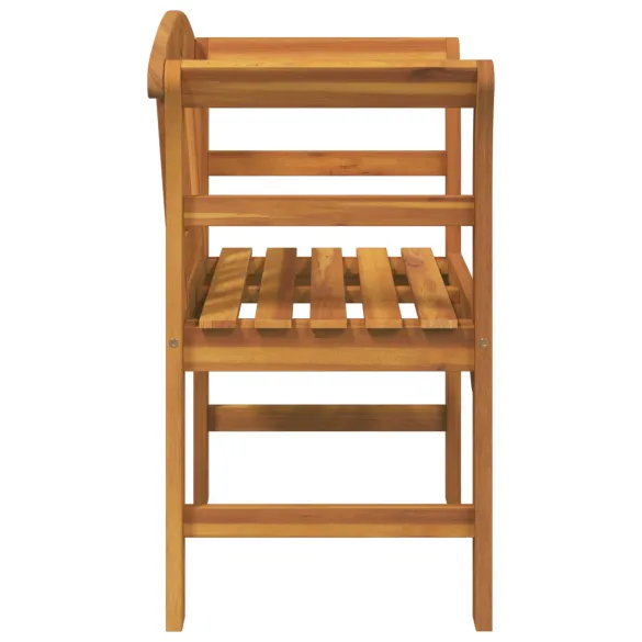 Bancă de Exterior cu Pernă | Lemn de Acacia | Livrare Gratuită