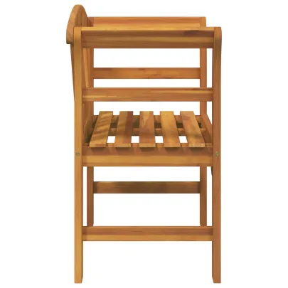 Bancă de Exterior cu Pernă | Lemn de Acacia | Livrare Gratuită