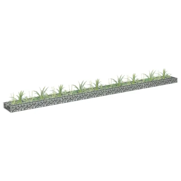 Strat Gabion Oțel Galvanizat 360x30x10 cm - Livrare Gratuită
