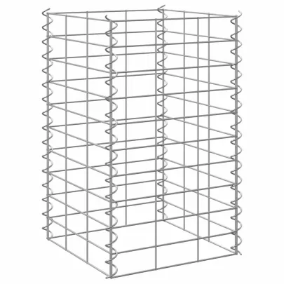 Straturi Înălțate Gabion Fier 30x30x50 cm - 3 Bucăți