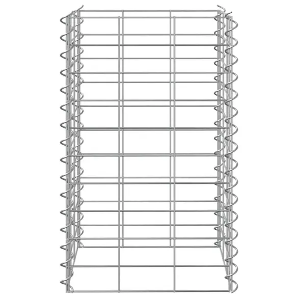 Straturi Înălțate Gabion Fier 30x30x50 cm - 3 Bucăți