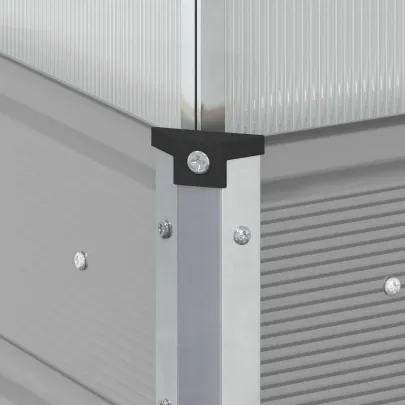 Jardinieră Gri Oțel Galvanizat 100x100 cm | Comandă Online