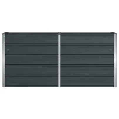 Jardinieră Antracit Oțel 160x40x75 cm | Livrare Gratuită