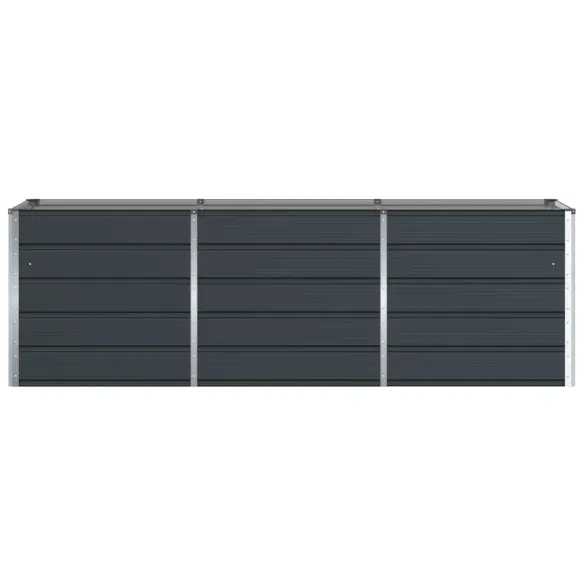 Jardinieră Antracit Oțel 240x80x75 cm | Livrare Gratuită