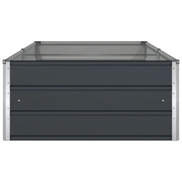 Jardinieră Antracit Oțel Galvanizat 195x100x45 cm